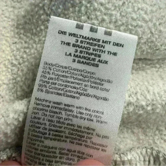 Adidas Hoodie Size Medium Skeleton Dragon 3 Stripes Gray - Picture 8 of 9